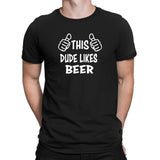 Men's This Dude Likes Beer T Shirt