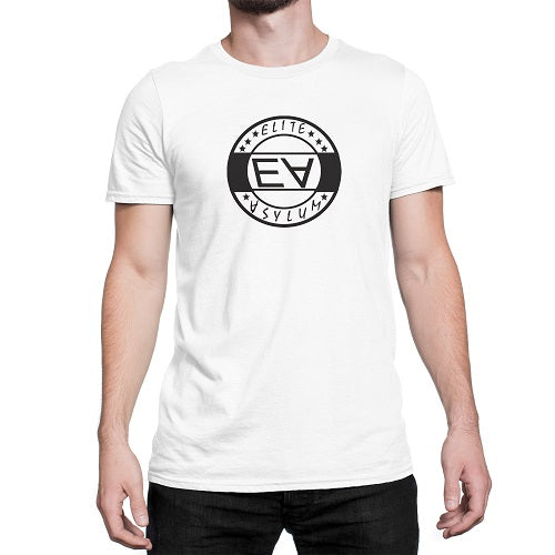 Unisex White Elite Asylum Short Sleeve Jersey Tee - Comfort Styles
