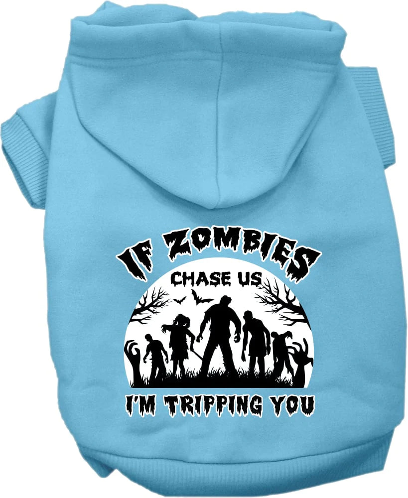 If Zombies Chase Us Dog Hoodie