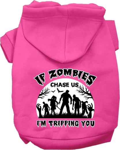 If Zombies Chase Us Dog Hoodie