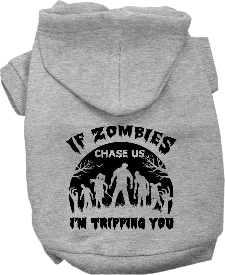 If Zombies Chase Us Dog Hoodie