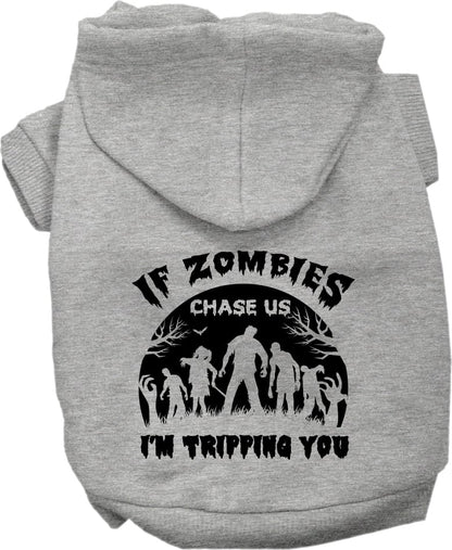 If Zombies Chase Us Dog Hoodie