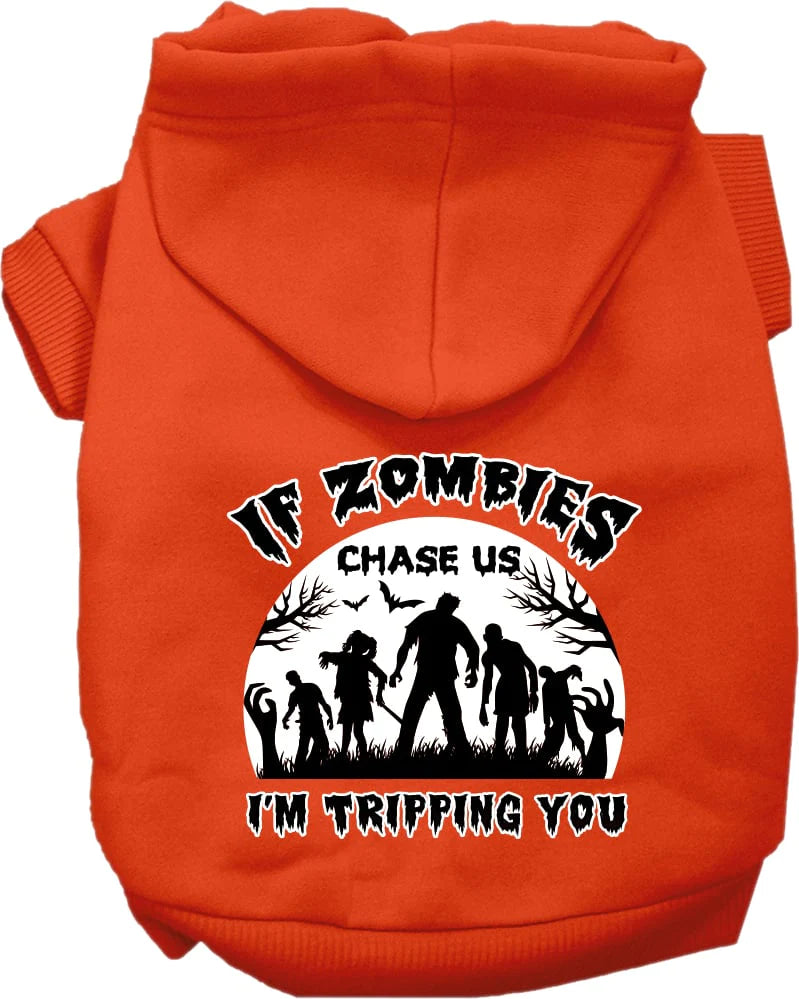 If Zombies Chase Us Dog Hoodie