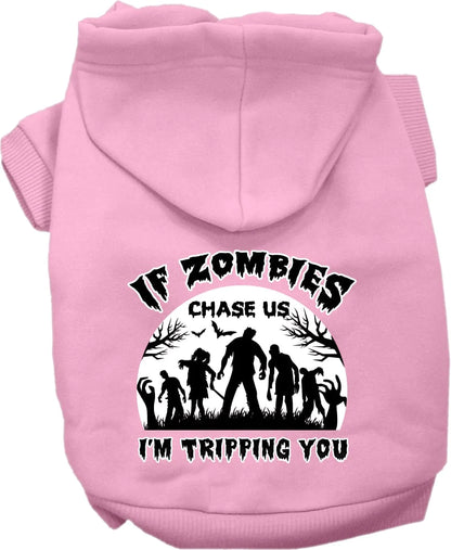 If Zombies Chase Us Dog Hoodie