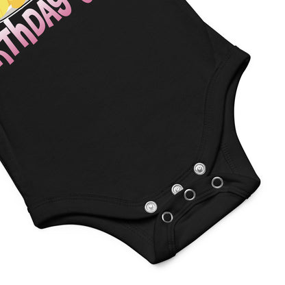 Baby suit-Baby short sleeve one piece-Brother of The Birthday Girl-Baby Announcement-Gender Reveal