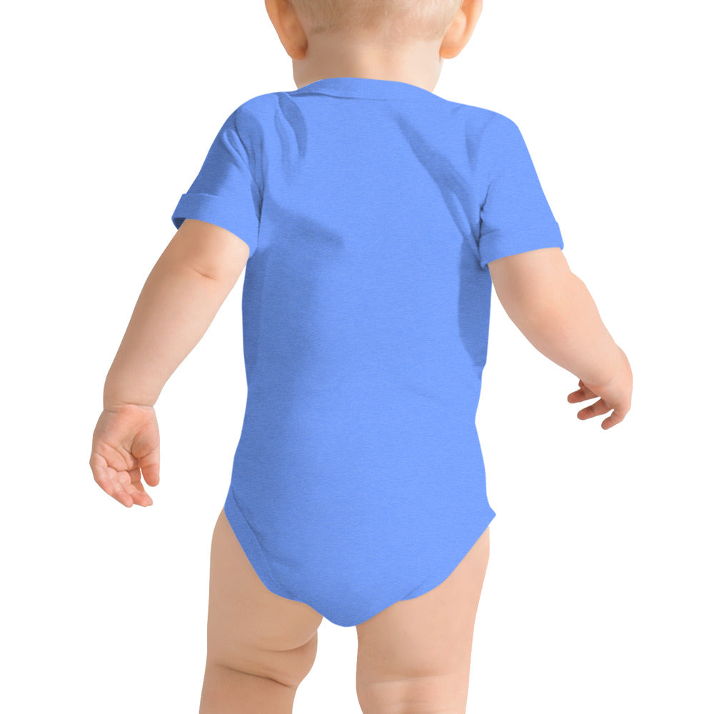 Baby short sleeve one piece-Baby suit-Back Off! I Have A Crazy Grandpa And I'm Not Afraid To Use Him- Infant Cute Short-sleeved