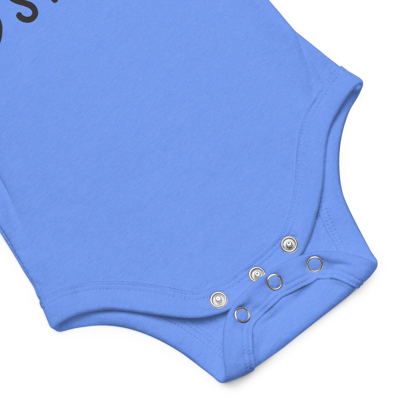 Unisex Baby short sleeve one piece-I'm Cute My Mom's Hot Dad's Lucky- Infant Cute Short-sleeved-Gender Reveal-Baby Announcement