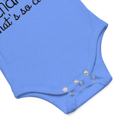 Unisex Baby short sleeve one piece-My Mom Thinks She's In Charge- Baby Announcement-Baby Clothing-Gender Reveal