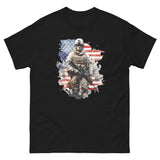 Honor and Respect Our Veterans: Patriotic T-Shirt - Men's classic tee