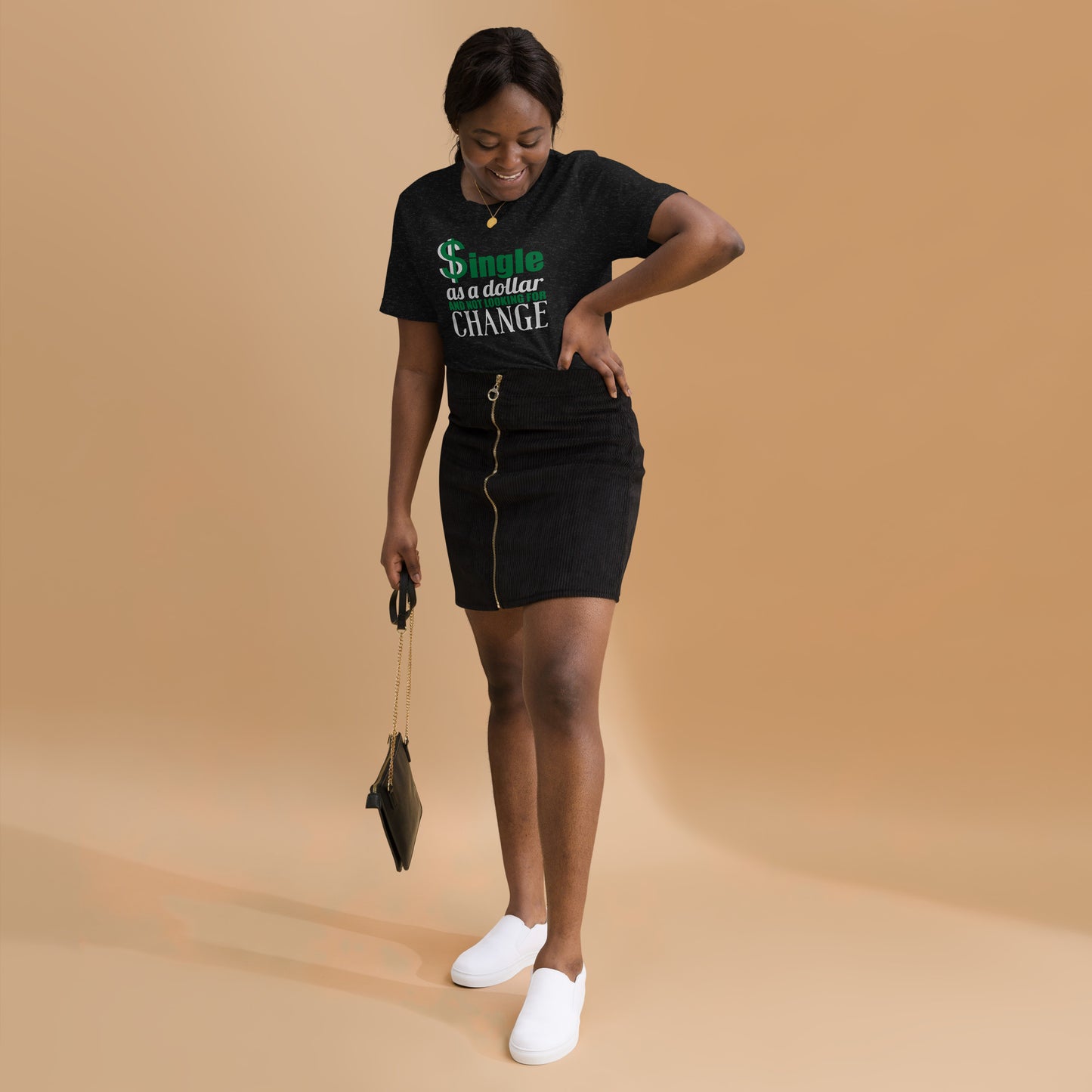 Unisex T-Shirt Single As A Dollar And Not Looking For Change-Funny single shirt-Single and proud shirt-Independence day shirt