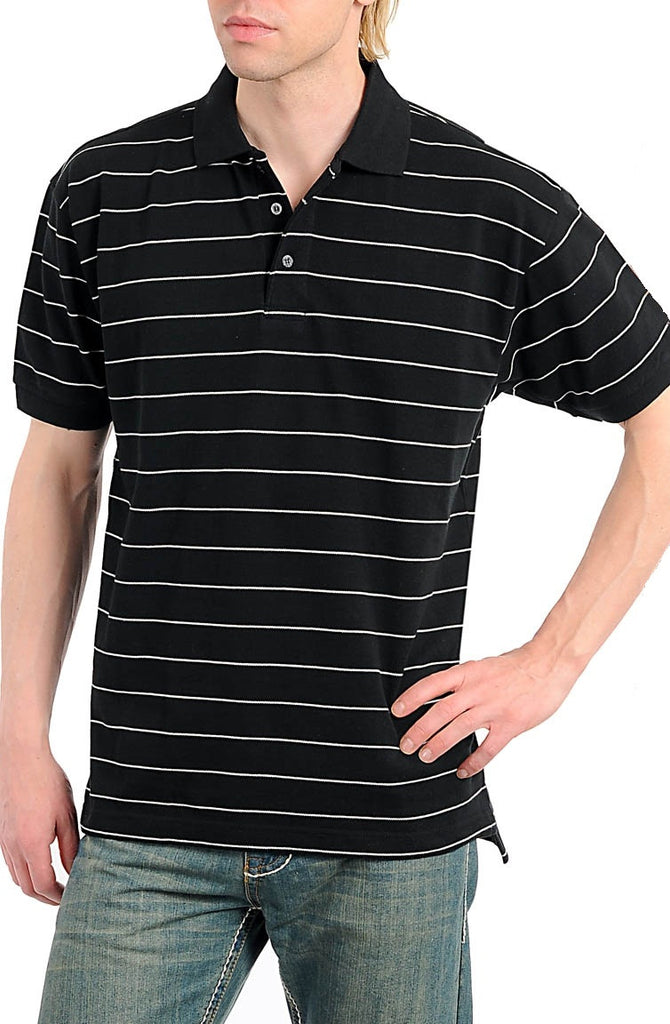 Abiz- Men's Black Polo Shirt - Comfort Styles