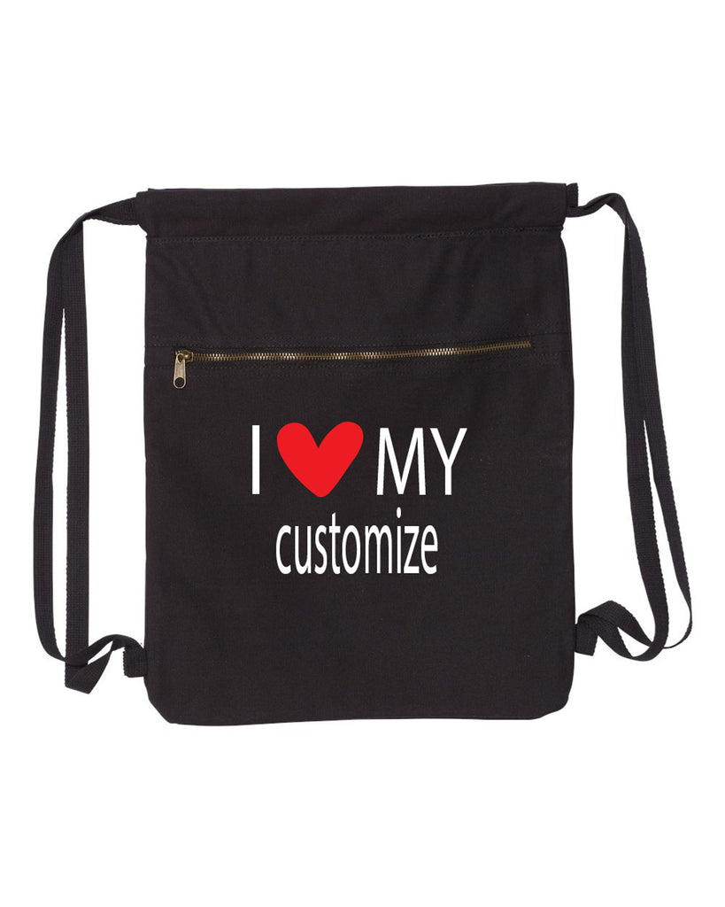I Heart My-Customizable Canvas Bag (Customize Bags) - Comfort Styles