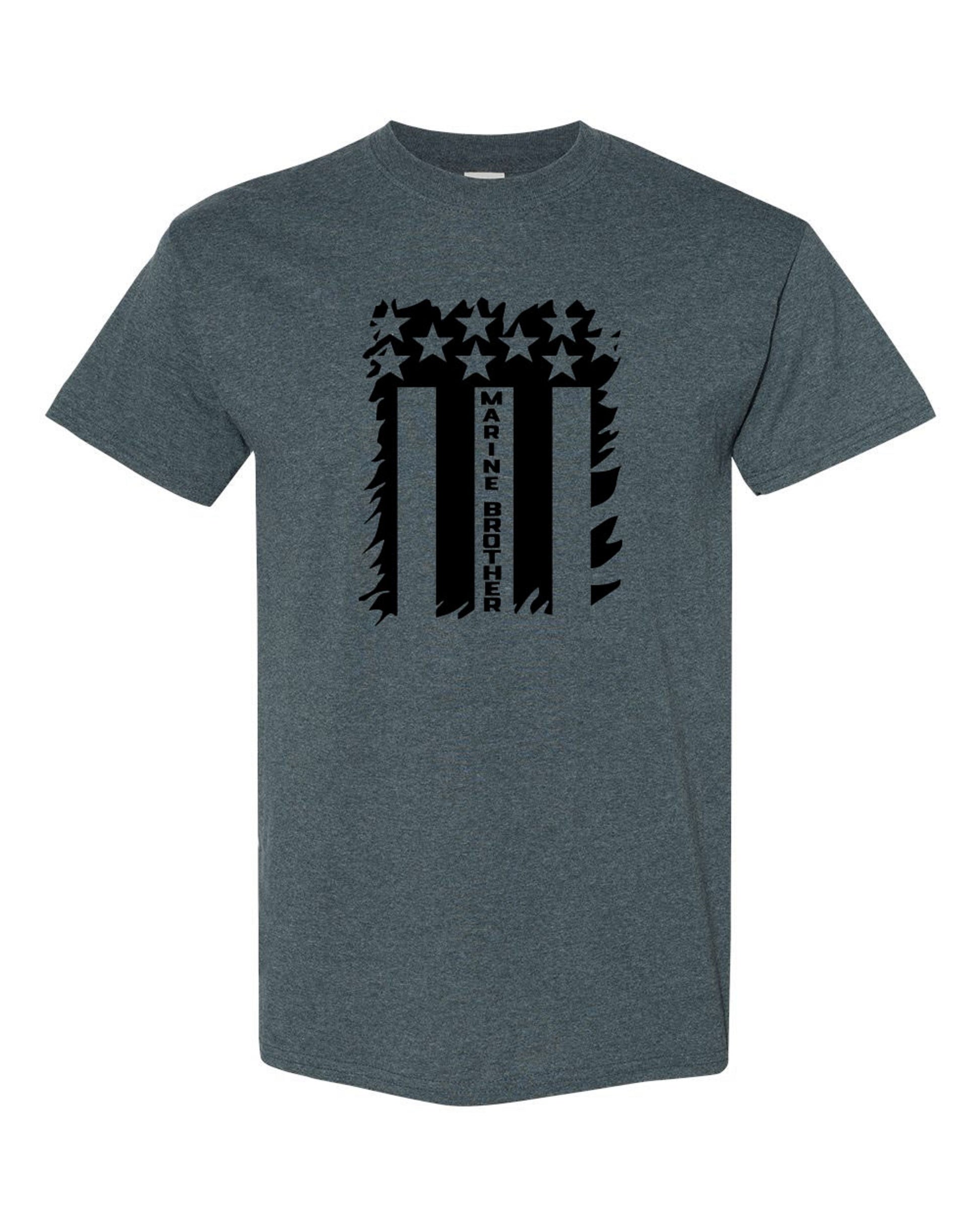 Men's Marine Brother Flag T-Shirt - Comfort Styles