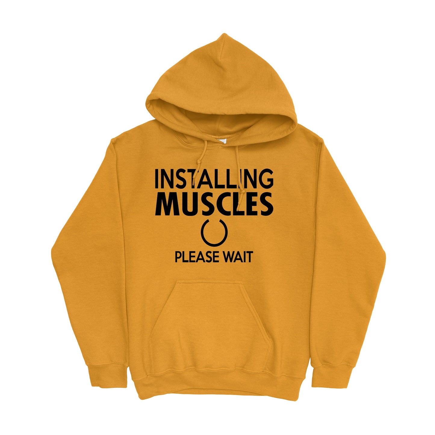 Men's Installing Muscles Hoodies - Comfort Styles