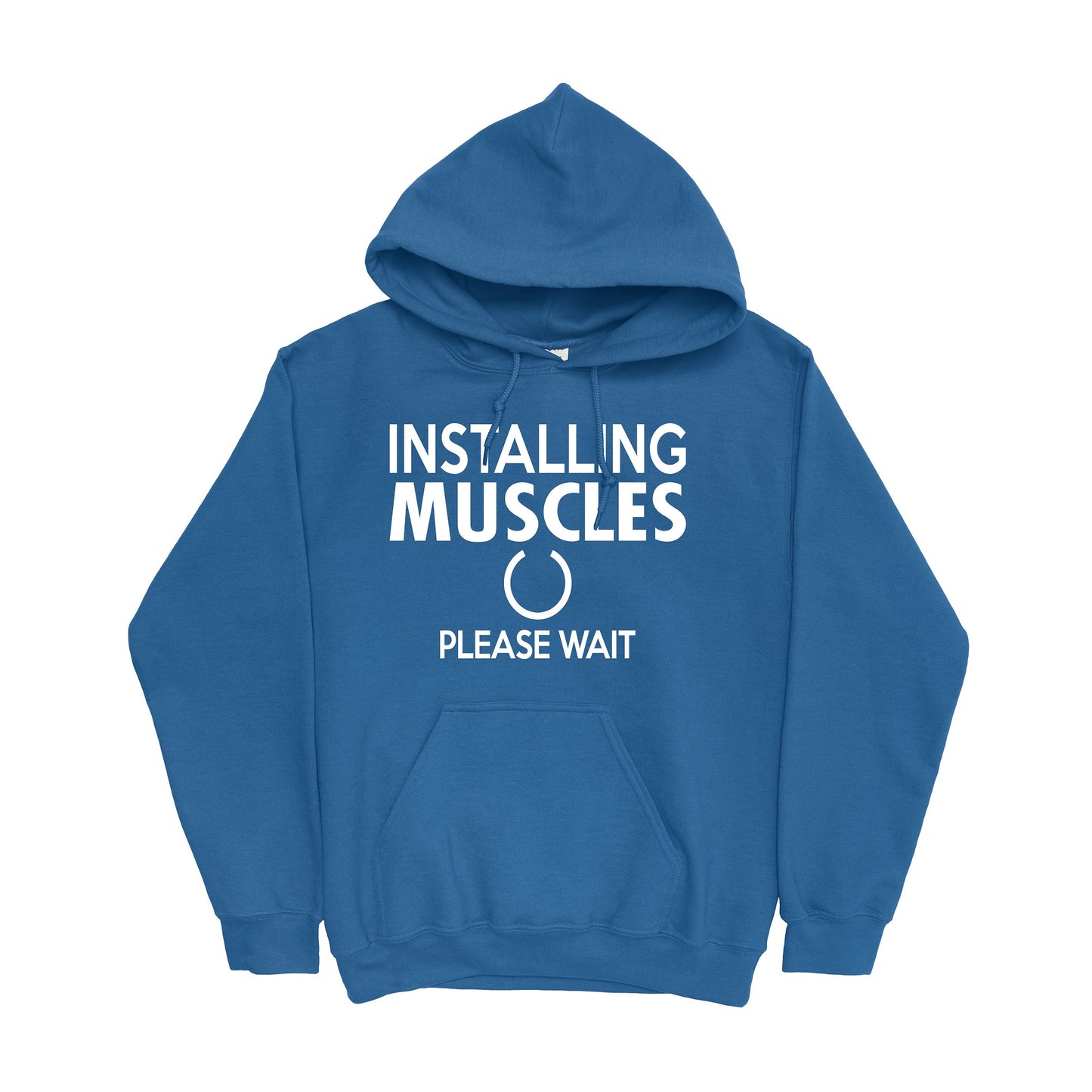 Men's Installing Muscles Hoodies - Comfort Styles