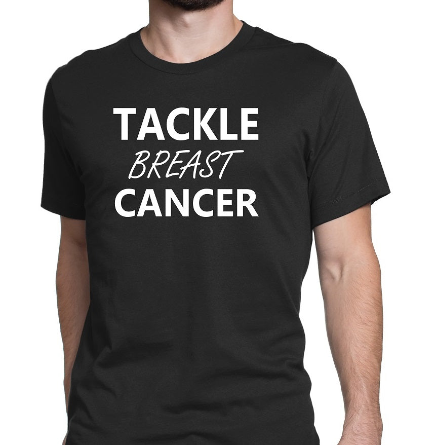 Men's Tackle Breast Cancer Tee Shirts - Comfort Styles