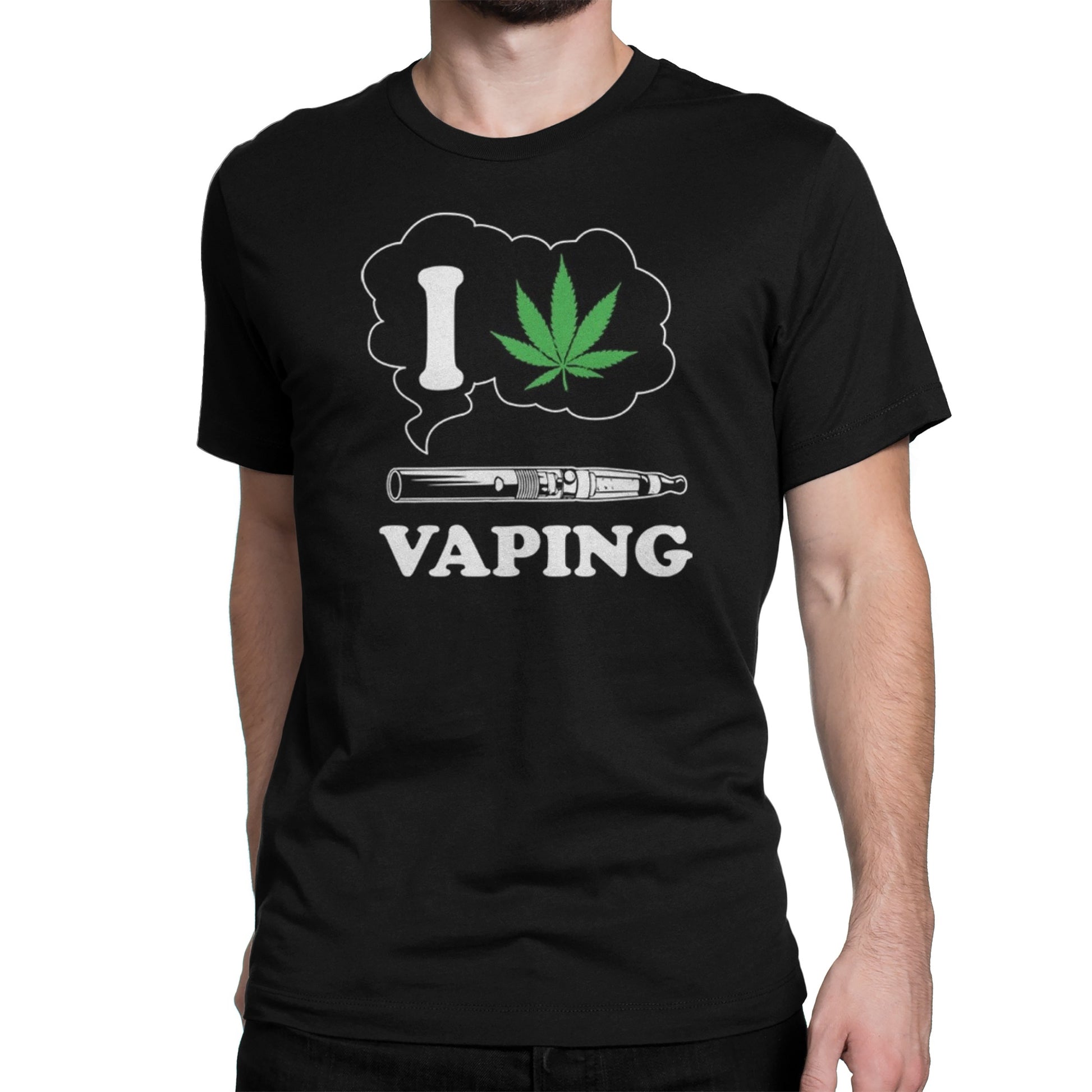 Men's I Weed Vaping T Shirt - Comfort Styles