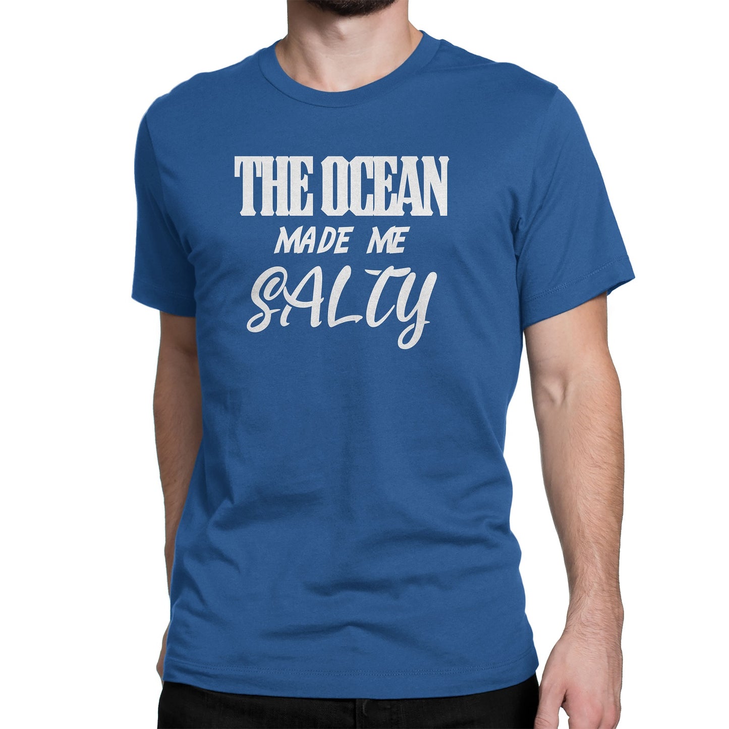 Men's The Ocean Made Me Salty T-Shirts - Comfort Styles