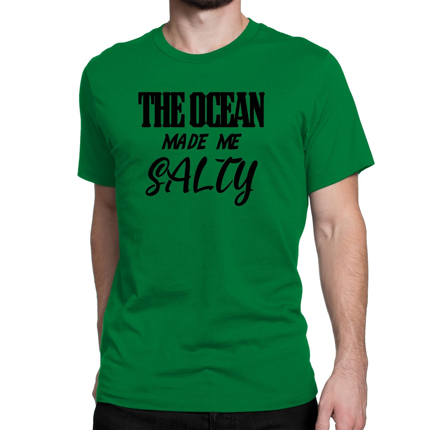 Men's The Ocean Made Me Salty T-Shirts - Comfort Styles