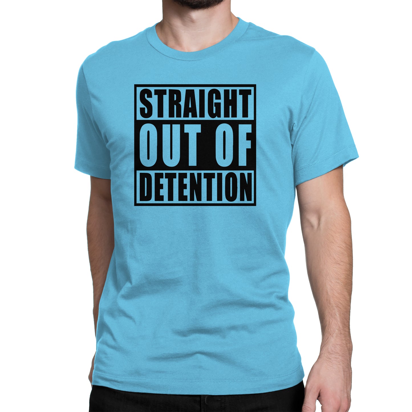 Men's Straight Out Of Detention Tee Shirts - Comfort Styles