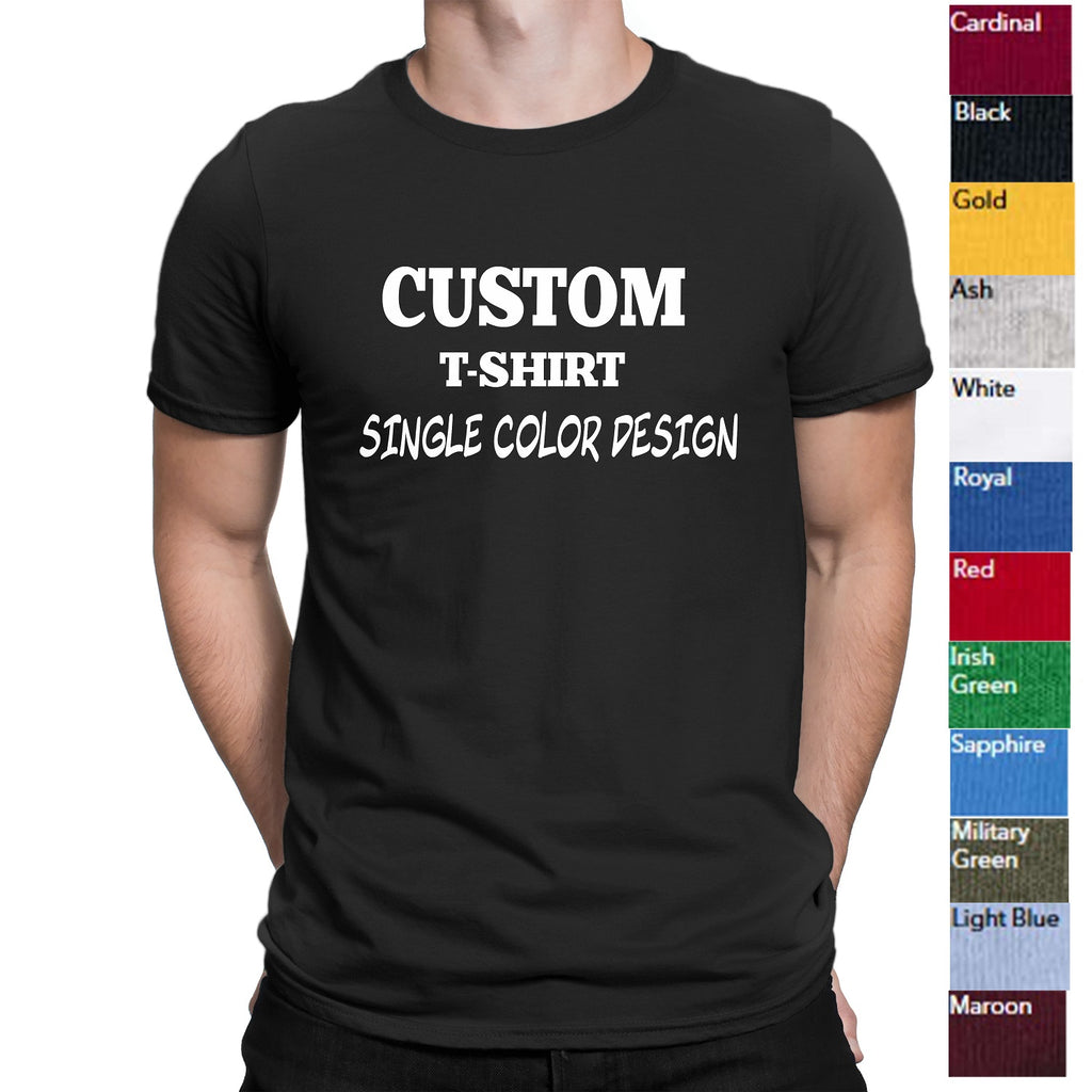Mens Custom Shirt-Custom T-shirt-Personalized T-shirts - Comfort Styles