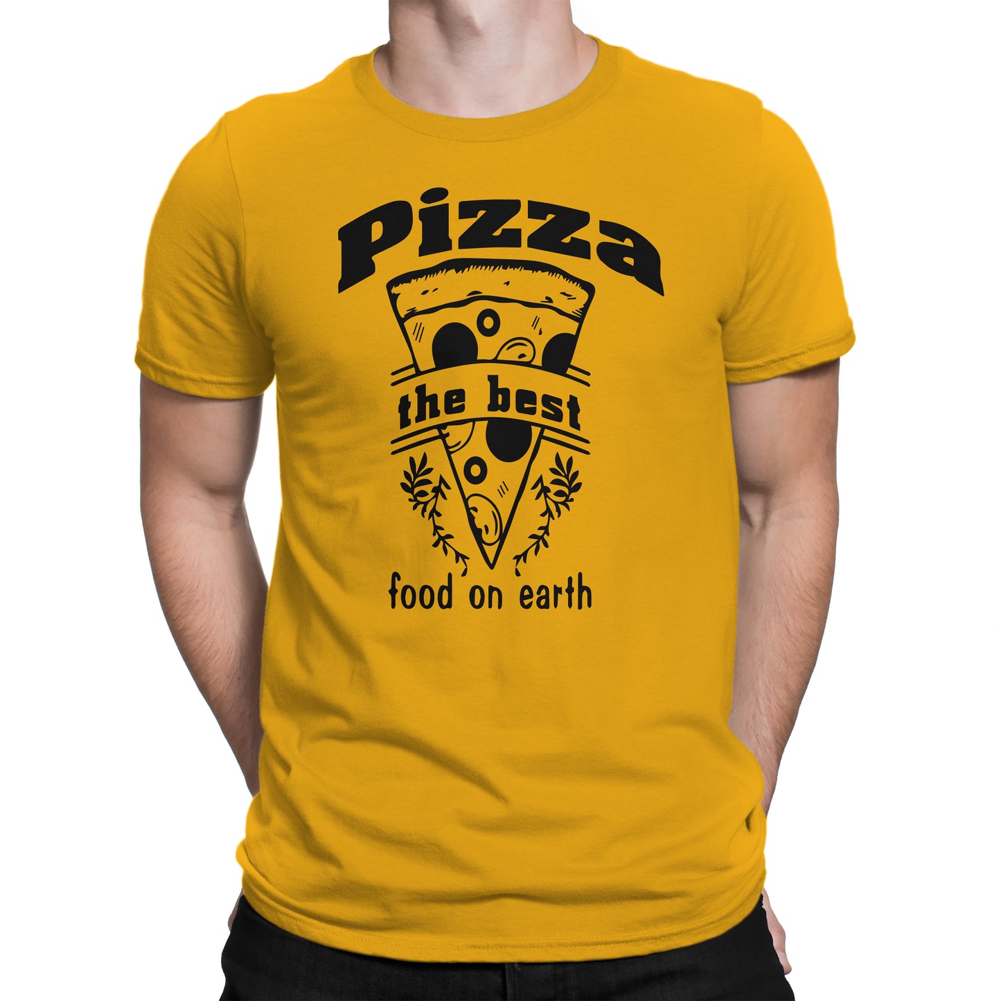 Men's Pizza The Best Food On Earth T-Shirts - Comfort Styles
