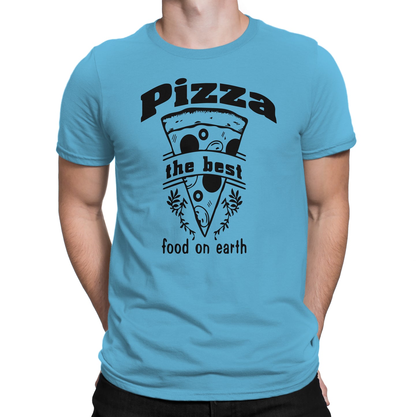 Men's Pizza The Best Food On Earth T-Shirts - Comfort Styles