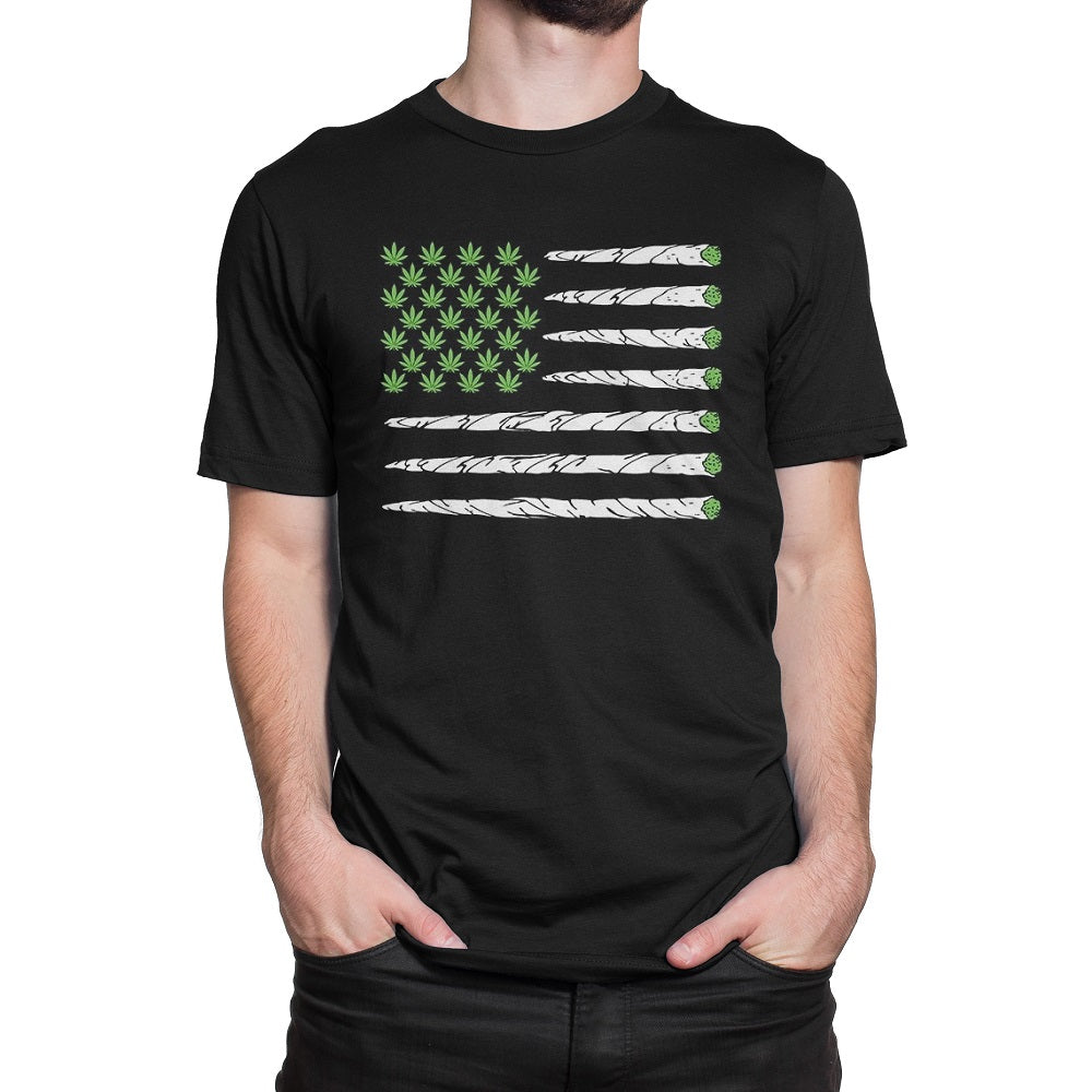Men's Marijuana Flag T-Shirt - Comfort Styles