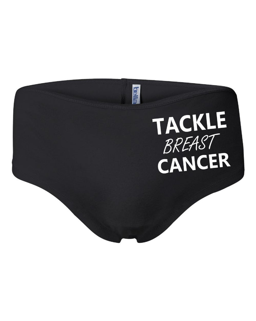 Women's Tackle Breast Cancer Cotton Spandex Shortie - Comfort Styles