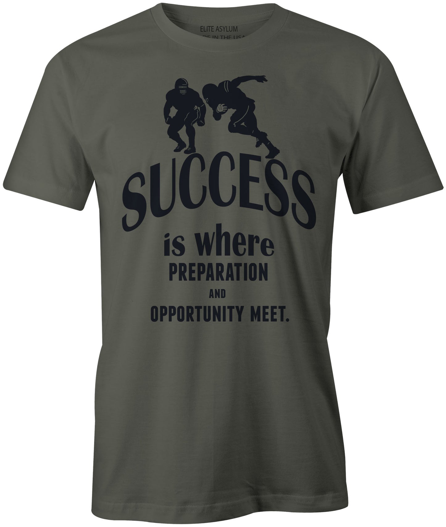 Men's Success is Where Preparation and Opportunity Meet T-Shirts - Comfort Styles